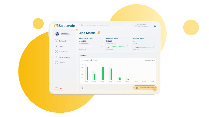 SalesMain mostrato su iPad